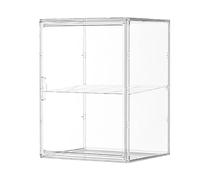 Boîte de rangement pour poupées, conteneurs transparents pour poupées à double figure | Vitrine de rangement de , vitrine de collection de grande capacité pour salon, chambre à coucher et salle