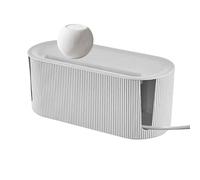 Boîte de rangement pour prise de courant | Support de câble de chargeur, organisateur de prise, étui de gestion des câbles, gestion anti-poussière pour le salon