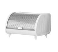 Boîte de rangement pour produits cosmétiques - Récipient de rangement pour boulangerie, café, garde-manger, blanc, 30 x 27 x 21 cm