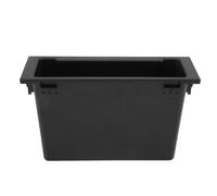 Boîte de rangement pour radio stéréo 1Din Organisateur de tableau de bord Noir Remplacement pour MAZDA