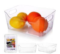 Boîte de rangement pour réfrigérateur, idéale pour les aliments, 23 x 16 x 9,5 c