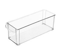 Boîte de rangement pour réfrigérateur - Poubelle de rangement empilable | | Matériau PET, design transparent, rangement empilable, organise les fruits, les légumes, les boissons et les articles de