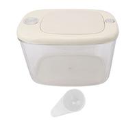 Boîte de Rangement Pour Riz, Conteneur Transparent en PE, Capacité Spacieuse avec Couvercle Étanche - Protection Contre l'Humidité, Stockage Polyvalent pour Cuisine et Nourriture (Grandiose)