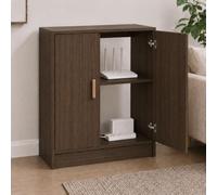Boîte de rangement pour routeur WiFi - Armoire de sol en bois pour la gestion des câbles, élégante nizer pour cacher les câbles et les appareils, solution de décoration d'intérieur moderne, design peu