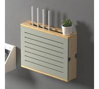 Boîte de rangement pour routeur WiFi, cache mural pour organiser les équipements de maison et de bureau, installation facile, idéal pour dissimuler les câbles et les appareils
