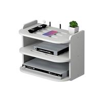 Boîte De Rangement Pour Routeur WiFi - Étagère Murale Pour Routeur Et Boîtier TV, Installation Sans Perçage | PP Épaissi, Options À Double Et Triple Couches, Organisateur Gain De Place Pour La Maison