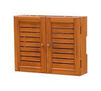 Boîte de Rangement pour Routeur WiFi Panneau de Protection de l'environnement de Qualité E1 Aucun Assemblage Requis Rangement Box Internet Mural Salon Chambre(Brown,36 * 28 * 9.5cm)