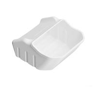 Boîte de rangement pour siège arrière avec sortie d'air pour Tesla pour modèle 3, organiseur pratique pour ranger les articles et les ordures (blanc)