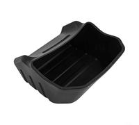Boîte de rangement pour siège arrière de Tesla pour modèle 3 avec grille d'aération pour un rangement pratique des objets personnels et des ordures (noir)