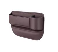 Boîte de Rangement pour siège Auto pour BMW E87 1 Series E81 E82 E88 F20 F21 F52 F40,Fentes de Voiture multifonctionnelles,boîte de Rangement avec Porte-gobelets,B-Erster Offizier-Brown