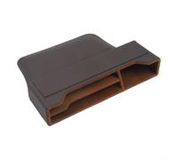 Boîte de rangement pour siège de voiture avec trou de câble | S'adapte à la plupart des véhicules, empêche les articles de tomber, base antidérapante sécurisée, matériau ABS