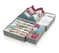 Boîte de rangement pour sous-Vêtements et des Chaussettes, une Armoire et des Tiroirs de Rangement, lot de 4 Sac Armoire Onglet