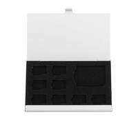 Boîte de rangement pour souvenirs de voyage avec 9 emplacements pour clés USB.