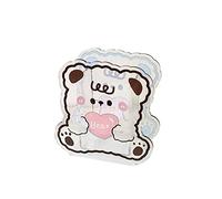 Boîte de rangement pour stylos Yaki transparente Kawaii - Pour bureau, chiot, petit ours, lapin, caneton, dinosaure, papeterie, cosmétiques