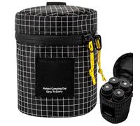 Boîte de rangement pour tasses à thé - Sac de rangement léger pour tasses à thé - Sac à outils peu encombrant - Sac de service à thé avec crochet pour les randonnées en plein air et le camping