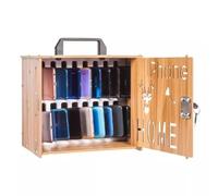 Boîte De Rangement pour Téléphone Portable 16/36 Slots Wooden Classroom Desktop Organizer Holder for Mobile Phone Management with Handle Office and School Supplies(16)