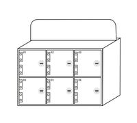 Boîte De Rangement pour Téléphone Portable 6-60 Fentes Acrylic Cell Phone Storage Cabinet Pocket Chart Lock Box Management Storage Cabinets on The Wall(6)