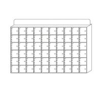 Boîte De Rangement pour Téléphone Portable 6-60 Fentes Acrylic Cell Phone Storage Cabinet Pocket Chart Lock Box Management Storage Cabinets on The Wall(60)