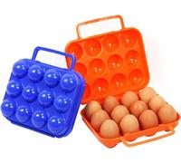 Boîte de rangement pour œufs Boîte pour œufs, convient pour 12 œufs, plastique