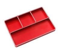 Boîte de rangement pour vis avec 4 compartiments - Séparateurs de boulons pour garage, outils, écrous, vis