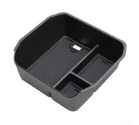 Boîte de rangement pour voiture Land Rover Defender - Organiseur d'accoudoir avec poignée texturée, matériau ABS/PVC, 18 x 15,5 x 6,4 cm, noir
