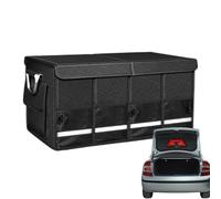 Boîte de rangement pour voiture - Panier de rangement pour coffre de voiture - Grande capacité - Pliable - Tissu Oxford - Organiseur de chargement pour valise de voiture - Boîte de rangement avec