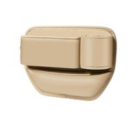 Boîte de Rangement pour Voiture pour Corvette C6 2004-2013, Organiseur de Console de Voiture Cuir PU Boîte de Rangement pour Siège,Beige-B