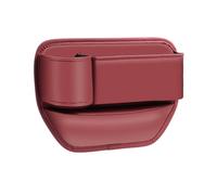 Boîte de Rangement pour Voiture pour Corvette C8 2020-2024, Organiseur de Console de Voiture Cuir PU Boîte de Rangement pour Siège,Red-A