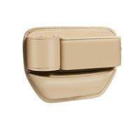 Boîte de Rangement pour Voiture pour Maserati Ghibli 2021-2024, Organiseur de Console de Voiture Cuir PU Boîte de Rangement pour Siège,Beige-A