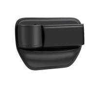 Boîte de Rangement pour Voiture pour Maserati Ghibli 2021-2024, Organiseur de Console de Voiture Cuir PU Boîte de Rangement pour Siège,Black-A