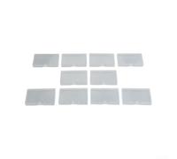 Boîte de Rangement PP Rigide 10pcs Anti-usure pour durable Boîte(2#) | Design rectangulaire, plastique PP pour robuste, transparent clair, fermoir sécurisé, pour idéal bijoux papeterie