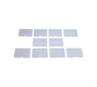 Boîte de Rangement PP Rigide 10pcs Anti-usure pour durable Boîte(3#) | Design rectangulaire, plastique PP pour robuste, transparent clair, fermoir sécurisé, pour idéal bijoux papeterie