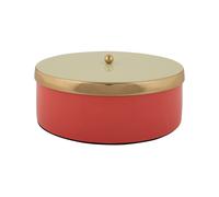 Boîte de rangement Present Time Double Funky Rouge 7x20,5 cm