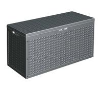 Boîte de rangement - ProGarden - 300 L - Gris - 120x45x60 cm - Polypropylène