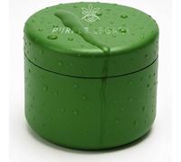 Boîte de rangement PURPLE LEGACY Premium en aluminium I Étanche I Hermétique I ø63x45mm I Protégée des UV, inodore (Vert Grand)