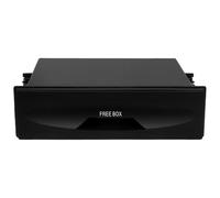 Boîte de Rangement Radio pour Autoradio 1 Din, Plastique Noir | Remplacement Rapide du Logement, Gestion D’espace Intégrée, Look Oem Propre, pour Tableau de Bord