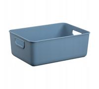 Boîte de Rangement Récipient en Plastique 5 L Bleu