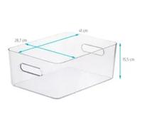 SmartStore - Boîte de Rangement Compact L - Large - Transparent - Plastique 11090