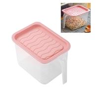 Boîte de rangement réfrigérateur multifonctionnelle en poignée tiroir conservation des aliments économiseur d espace pour