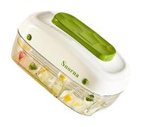 Boîte de rangement réutilisable avec couvercle amovible pour réfrigérateur facile à utiliser pour le café et les boissons