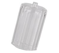 Boîte de rangement ronde pour outils de cils avec couvercle, distributeur de cotons-tiges, organiseurs de maquillage pour la maison