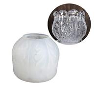 Boîte De Rangement Roses Émaillées Moules En Résine Tasse Glacée Moule En Silicone Cendrier Porte-bibelot Bijoux Pour Bricolage Artisanat Fabrication Caoutchouc