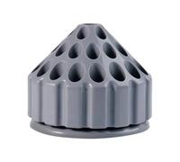 Boîte de Rangement Rotative 35 Compartiments, Embouts de Meulage PE | Design Alvéolé, Stable et Peu Encombrant, pour Organiser les Accessoires de Manucure Accès Facile