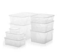 Boîte de rangement - ROTHO - ARCO 12 li - Transparent - Plastique - Couvercle inclus