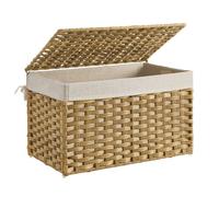 Boîte de Rangement Rotin - SONGMICS - RST56NL - 65 L - Couleur Boisée