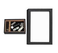 Boîte De Rangement Secrète - Armoire D'art Murale Furtive, Coffre-fort Pour Cadre Photo Privé, Compartiment Caché Verrouillable | Porte-passeport Sécurisé, Conteneur De Bouclier De Bijoux En Espèces P