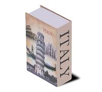 Boîte de rangement secrète cachée, coffre-fort de livre avec serrure à combinaison de sécurité simulé Mini livre dictionnaire mot de passe boîte de rangement coffre-fort de livre de transfert
