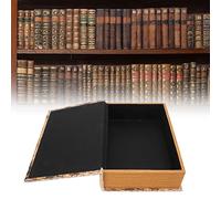 BoîTe de Rangement SecrèTe Cachée de BoîTe de Livre de Style Européen Vintage, BoîTe de Livres DéCorative pour la DéCoration D'éTagèRe de Livre de Bureau à la Maison