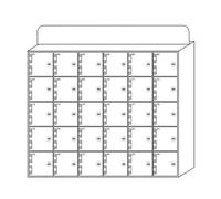 Boîte de rangement sécurisée blanche avec serrure et clés pour téléphones portables et accessoires - Nizer élégante pour la maison, le bureau et les voyages