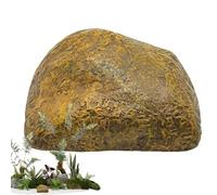 Boîte De Rangement Sécurisée - Porte-clés Secret, Matériau Durable, Conception Étanche Avec Compartiment Caché | Solution D’ornement De Jardin Prenant En Charge La Sécurité Du Détournement Et Le Stock